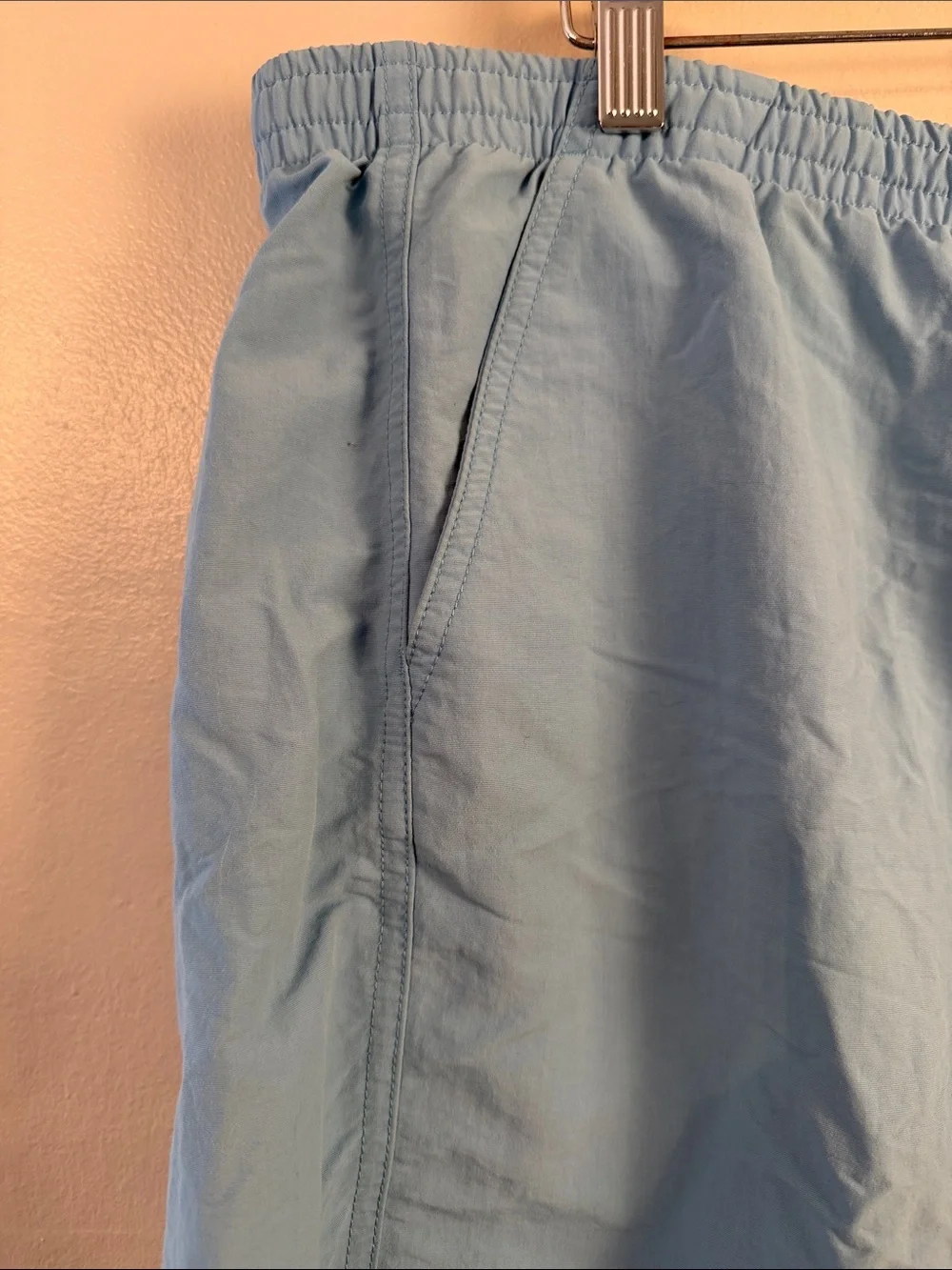 Patagonia Men’s Pale Blue shorts unlined size XLarge